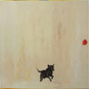 Rothko in Tan with Red Dot