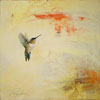 Rufous on Cream with Red and Orange